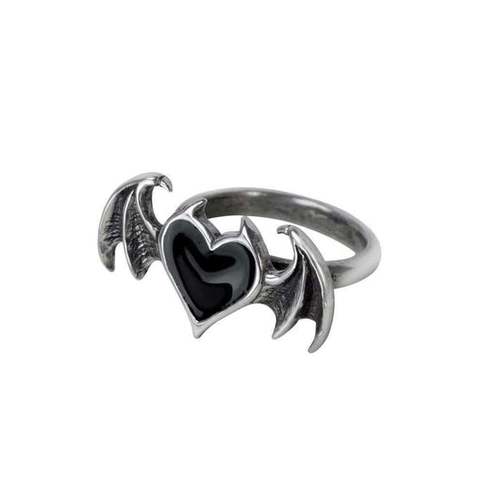 Alchemy Gothic Black Soul Ring - Alchemy Gothic - Flyclothing LLC