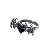 Alchemy Gothic Black Soul Ring - Alchemy Gothic - Flyclothing LLC