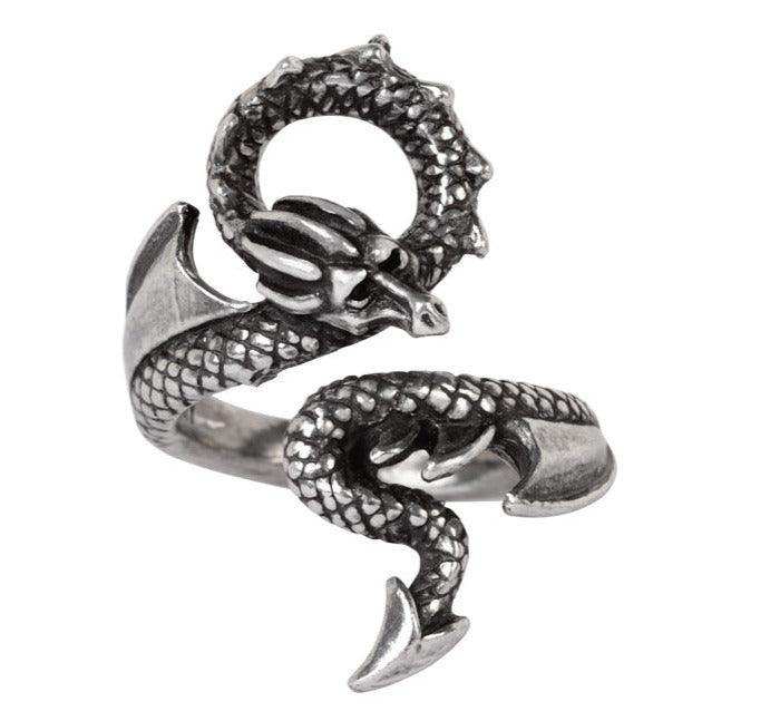 Alchemy Gothic Dragons Lure Ring - Alchemy Gothic - Flyclothing LLC
