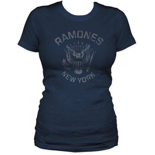 Ramones NY Junior Cut Tee - Ramones - Flyclothing LLC