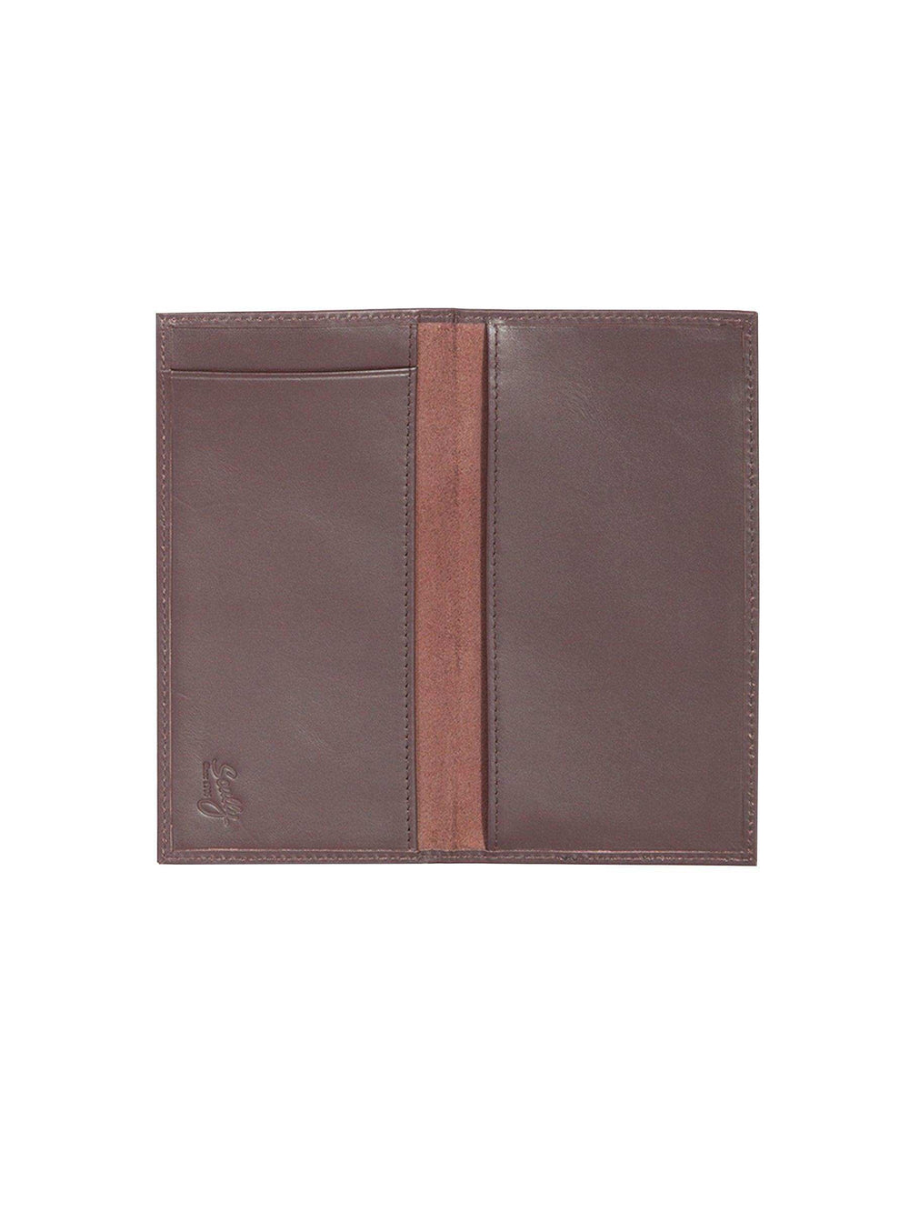 Scully CHOCOLATE CHECKBOOK COVER - Scully Leather - Flyclothing LLC