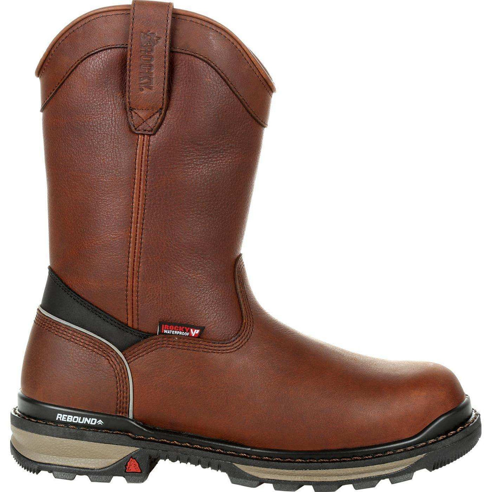 Rocky Rams Horn Waterproof Composite Toe Pull-On Work Boot - Rocky - Flyclothing LLC