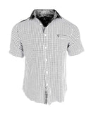 English Heroes S/S GAMBLING POLKA DOT BLUES WHITE - Rock Roll N Soul Clothing - Flyclothing LLC