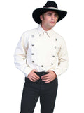 Scully NATURAL BIB FRONT SHIRT - Scully Leather - Flyclothing LLC