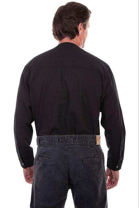 Scully BLACK COTTON PIQUE PULLOVER SHIRT - Scully Leather - Flyclothing LLC