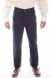 Scully Leather Black Canvas Mens Pant - Scully Leather - Flyclothing LLC