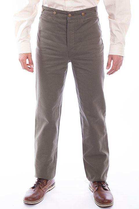 Scully KHAKI CANVAS PANT - Scully Leather - Flyclothing LLC