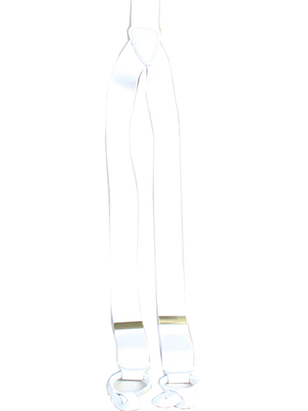 Scully WHITE ELASTIC SUSPENDERS - Scully Leather - Flyclothing LLC