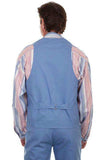 Scully Leather Sky Canvas Mens Vest - Scully Leather - Flyclothing LLC