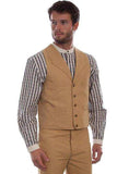 Scully Leather Wheat Canvas Vest - Scully Leather - Flyclothing LLC