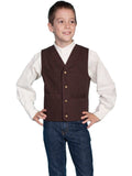 Scully WALNUT KIDS CANVAS VEST - Scully Leather - Flyclothing LLC