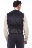 Scully Grey Silk Single Breasted Vest - Scully Leather - Flyclothing LLC