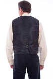Scully Jaquard Vest Pewter - Scully Leather - Flyclothing LLC