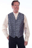 Scully Jaquard Vest Pewter - Scully Leather - Flyclothing LLC