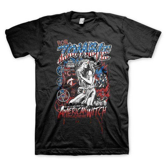 Rob Zombie American Witch Mens T-Shirt - Rob Zombie - Flyclothing LLC
