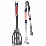 Stars & Stripes 2 pc Steel BBQ Tool Set - Siskiyou Buckle - Flyclothing LLC