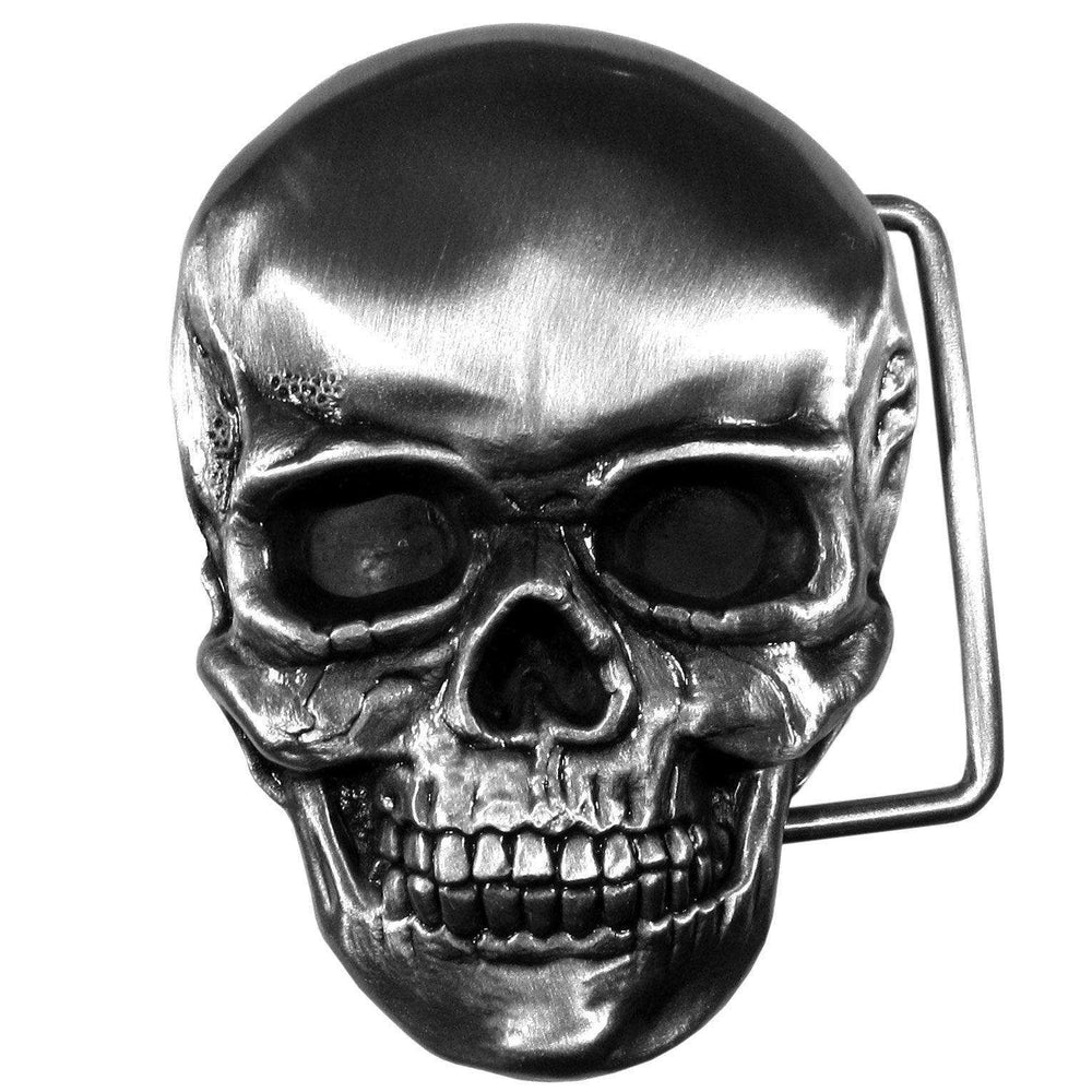 Skull Antiqued Belt Buckle - Siskiyou Buckle - Flyclothing LLC