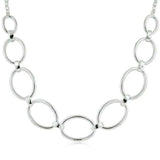 Contemporary Oval Link Necklace - JGI - Flyclothing LLC