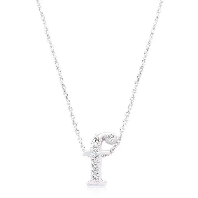 Pave Initial F Pendant - JGI - Flyclothing LLC
