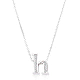 Pave Initial H Pendant - JGI - Flyclothing LLC