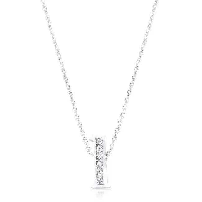 Pave Initial L Pendant - JGI - Flyclothing LLC