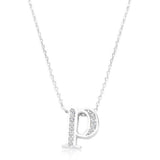 Pave Initial P Pendant - JGI - Flyclothing LLC
