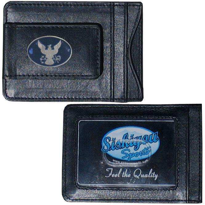 Navy Leather Cash & Cardholder - Siskiyou Buckle - Flyclothing LLC