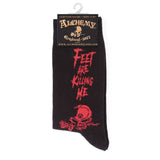 Alchemy Gothic Feet Are Killing Me Socks - Alchemy Gothic - Flyclothing LLC