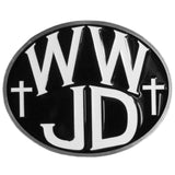 WWJD Hitch Cover - Siskiyou Buckle - Flyclothing LLC