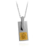 Stainless Steel Floral Silhouette Pendant - JGI - Flyclothing LLC