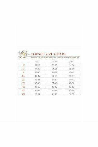 Daisy Corsets Lavish Black Brocade Corset Belt Cincher - Daisy Corsets - Flyclothing LLC