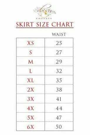 Daisy Corsets Rainbow Leopard Print Stretch Lycra Skirt - Daisy Corsets - Flyclothing LLC