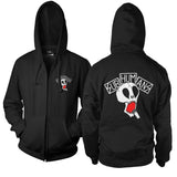 Subhumans Skull Zip Hoodie - Subhumans - Flyclothing LLC