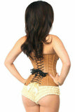 Daisy Corsets Top Drawer Faux Leather Steel Boned Ren Faire Corset - Daisy Corsets - Flyclothing LLC