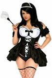 Daisy Corsets Top Drawer 4 PC French Maid Costume - Daisy Corsets - Flyclothing LLC