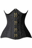 Daisy Corsets Top Drawer CURVY Brocade Double Steel Boned Under Bust Corset - Daisy Corsets - Flyclothing LLC