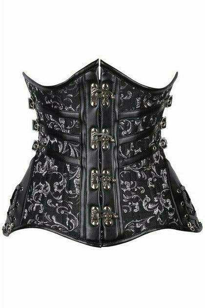Daisy Corsets Top Drawer CURVY Steampunk Steel Double Boned Under Bust Corset - Daisy Corsets - Flyclothing LLC