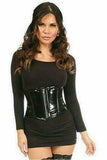 Daisy Corsets Top Drawer Black Patent Steel Boned Mini Cincher - Daisy Corsets - Flyclothing LLC