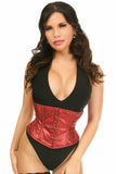 Daisy Corsets Top Drawer Cherry Bomb Glitter Steel Boned Mini Cincher - Daisy Corsets - Flyclothing LLC