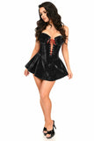 Top Drawer Black Velvet Steel Boned Corset Dress - Daisy Corsets - Flyclothing LLC