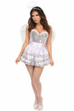 Daisy Corsets Top Drawer 4 PC Sequin Angel Corset Costume - Daisy Corsets - Flyclothing LLC