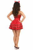 Daisy Corsets Top Drawer 4 PC Sequin Devil Corset Costume - Daisy Corsets - Flyclothing LLC