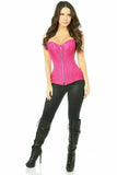 Daisy Corsets Top Drawer Fuchsia Brocade Steel Boned Corset - Daisy Corsets - Flyclothing LLC