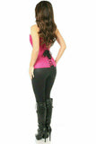 Daisy Corsets Top Drawer Fuchsia Brocade Steel Boned Corset - Daisy Corsets - Flyclothing LLC