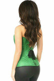 Daisy Corsets Top Drawer Emerald Green Brocade Steel Boned Corset - Daisy Corsets - Flyclothing LLC