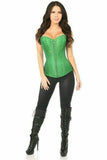 Daisy Corsets Top Drawer Emerald Green Brocade Steel Boned Corset - Daisy Corsets - Flyclothing LLC