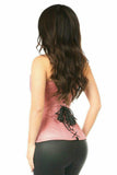 Daisy Corsets Top Drawer Dusty Rose Brocade Steel Boned Corset - Daisy Corsets - Flyclothing LLC