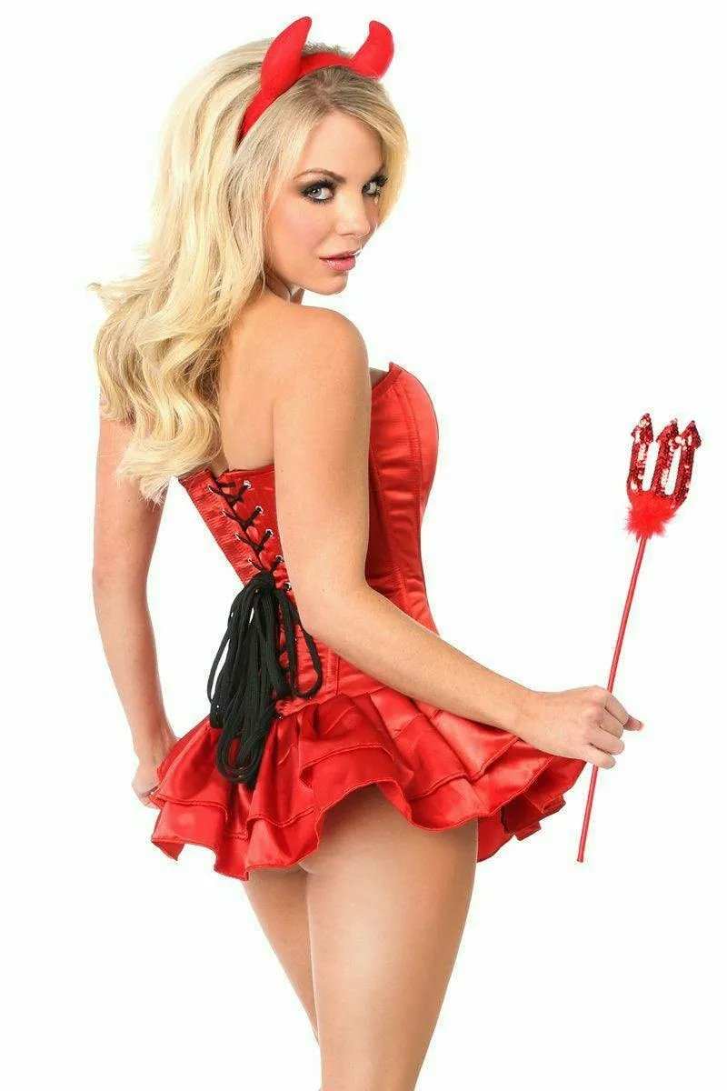 Daisy Corsets Top Drawer Delicious Devil Corset Dress Costume - Daisy Corsets - Flyclothing LLC