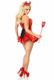 Daisy Corsets Top Drawer Delicious Devil Corset Dress Costume - Daisy Corsets - Flyclothing LLC