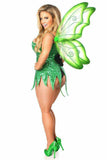 Daisy Corsets Top Drawer Green Sequin Fairy Corset Dress Costume - Daisy Corsets - Flyclothing LLC